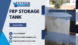 FRP Storage Tanks for Chemical Manufacturing Plants