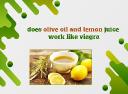 Does olive oil and lemon juice work like Viagra