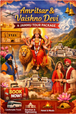 Amritsar and Vaishno Devi Spiritual Journey Made Easy