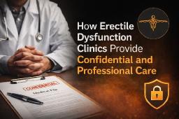 How Erectile Dysfunction Clinics Provide Confidential and Professional Care