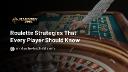 Roulette Strategies That Every Player Should Know &ndash; Mahadev Book
