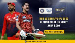 RCB vs SRH Live IPL 2026 Betting Guide on Reddy Anna Book