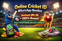 Online Cricket ID WhatsApp Number&nbsp; Instant IPL ID 100% Bonus