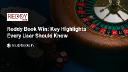 Reddy Book Win: Key Highlights Every User Should Know