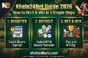 Khelo24Bet Guide 2026: How to Start & Win in 3 Simple Steps