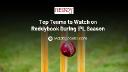 Top Teams to Watch on Reddybook During IPL Season