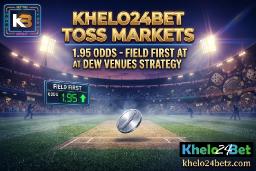 Khelo24Bet Toss Markets 1.95 - Field First at Dew Venues Strategy