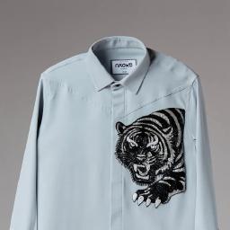 Stylish Unique Designer Shirts for Men with Artistic Embroidery