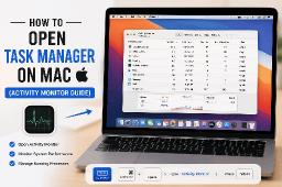 How to Open Task Manager on Mac (Activity Monitor Guide)