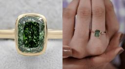 Stylish Luxury Ideas for Everyday Fashion With Green Diamond Ring