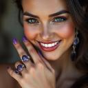 SHINE WITH SERENITY: UNIQUE AMETHYST EARRING DESIGNS