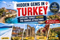 Hidden Gems in Turkey: Explore Turkey Beyond the Famous Attractions