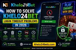 How to Solve Khelo24bet Login Timeout Problems in 2026
