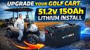 How Far Can a 48V Lithium Golf Cart Battery Actually Travel?