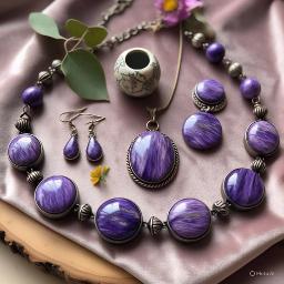 What Makes Charoite Jewelry So Impossible To Resist Right Now?