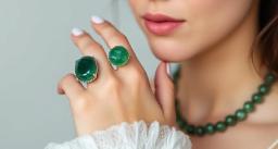 Green Kyanite Rings And Earrings: Nature’s Pathway To Emotional Readability