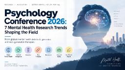 Psychology Conference 2026: 7 Mental Health Research Trends Shaping the Field