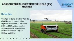 Agricultural Electric Vehicle (EV) Market Challenges, Strategies and Forecasts to 2031