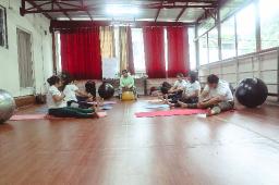 A Gentle Start for women soon to become mothers with prenatal yoga course in Rishikesh India