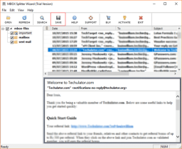 Process to Split MBOX File into smaller files