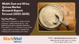 Middle East and Africa Quinoa Market Growth Outlook 2030: Volume Trends & Strategic Insights