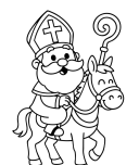 Vier het Sinterklaasfeest met onze gratis kleurplaten 