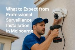 What to Expect from Professional Surveillance Installation in Melbourne