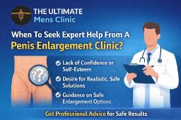 When To Seek Expert Help From A Penis Enlargement Clinic?
