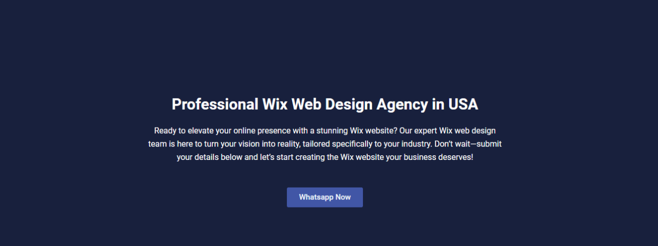 Wixwebdesignagency