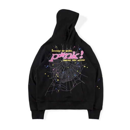 blackandpinkspiderhoodieusaq