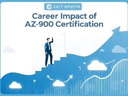 Create a modern infographic or posterstyle image for the topic Career Impact of AZ900 Certification.__At the top of the image write the company name clearly_ Cert Empire plain text only not a logo..jpg